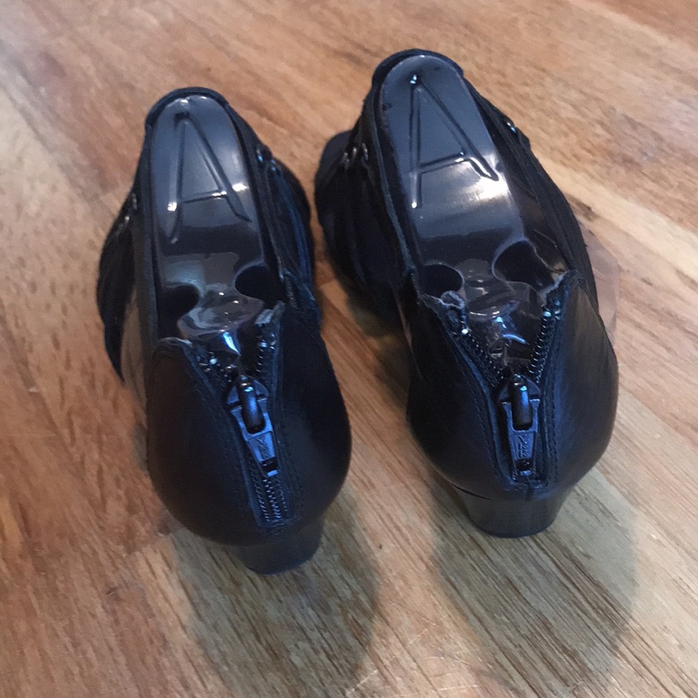 Aerosoles yetiquette black leather gladiator sandal - Picture 9 of 11
